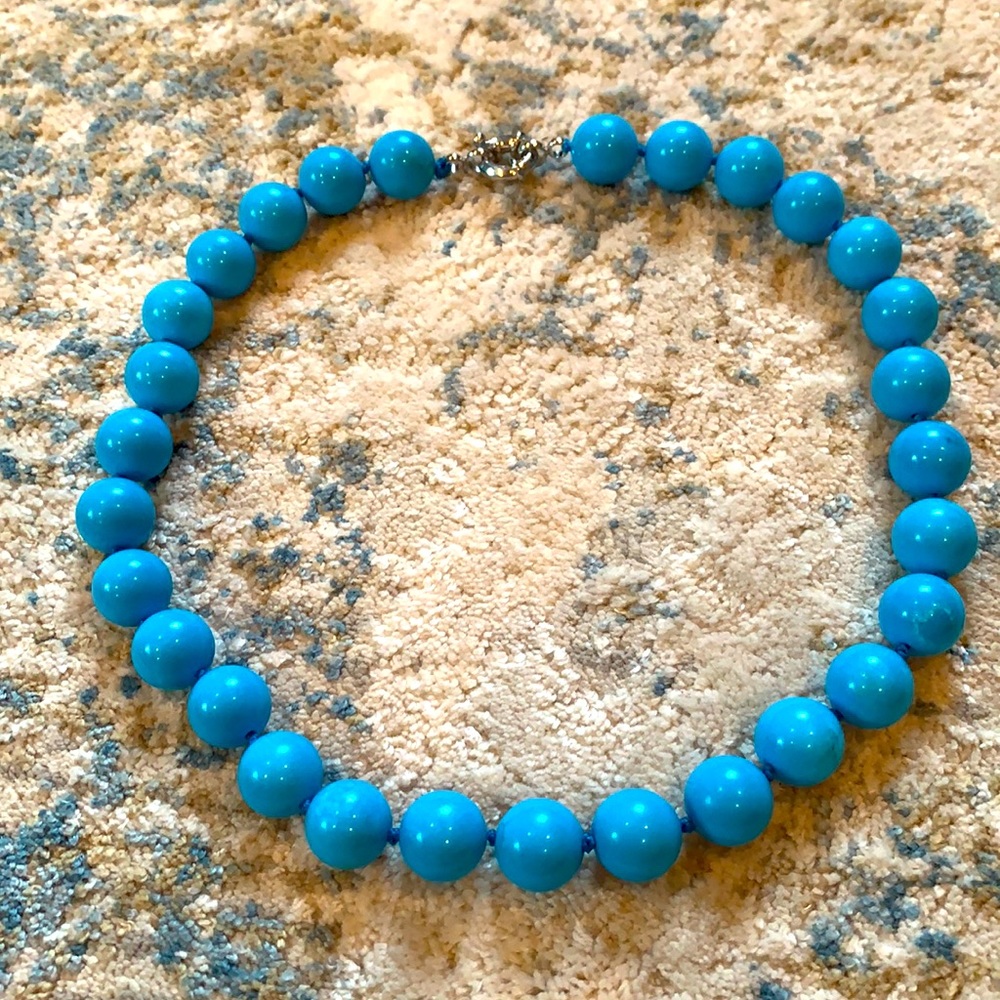 Natural stone necklace 18”